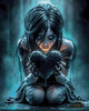 My Black Heart by Artifey 80x100 mit 110 Farben - Artifey Studio