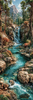 Pfad des Wassers by Artifey 50x150 mit 230 Farben