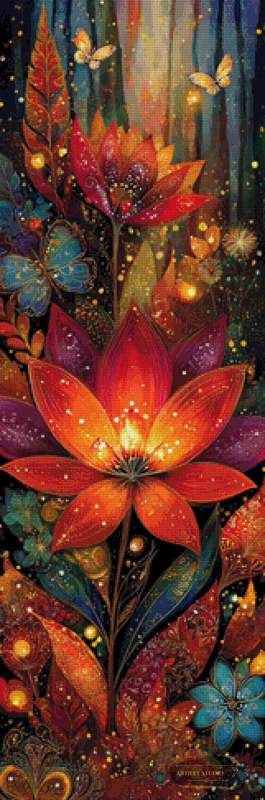 Flower Power by Morrigan 40x120 mit 220 Farben