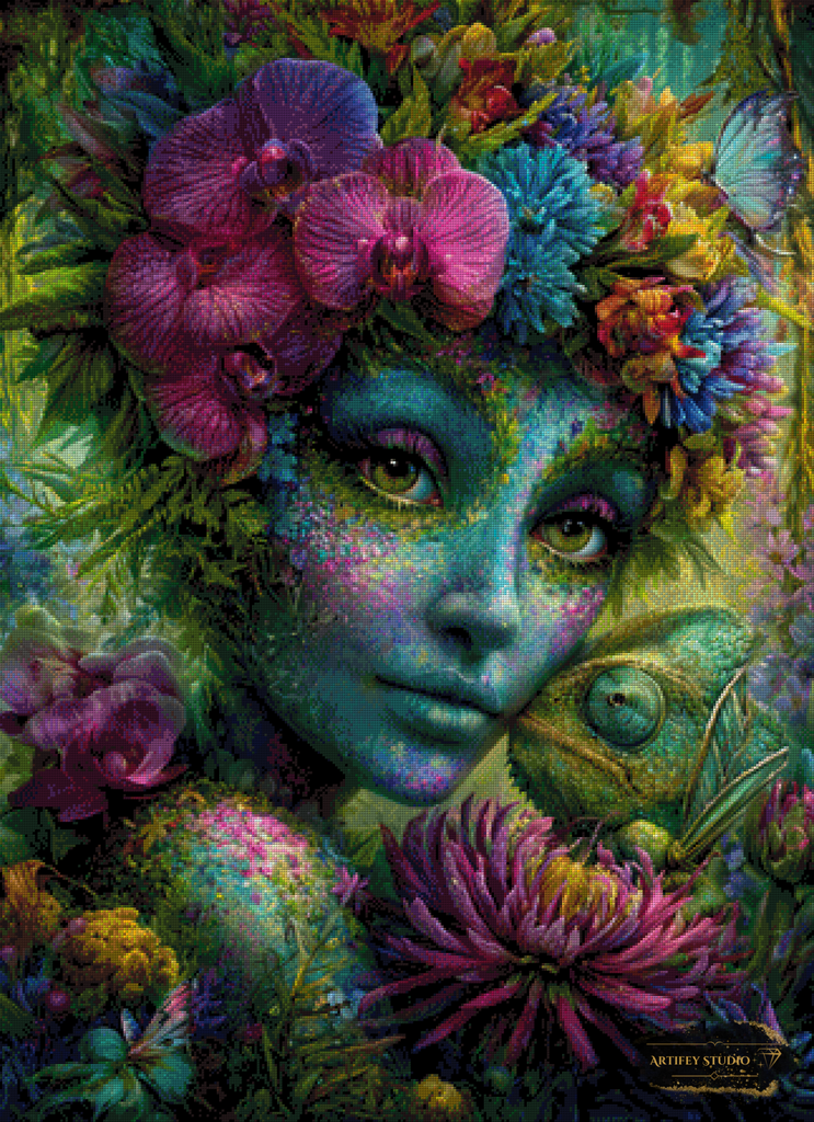 Jungle Symbiosis by Morrigan 80x110 with 260 colors