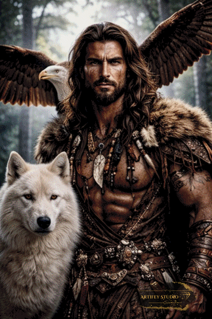 Companions of the North by Daye 80x120 with 120 colors