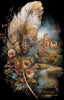 Blumenfeder by Lexxa 70x110 mit 170 Farben - Artifey Studio