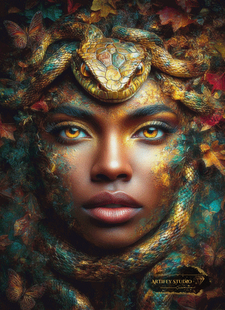 Serpent Queen by Morrigan 80x110 mit 250 Farben - Artifey Studio