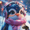 Disco Pengu by Artifey 80x80 mit 220 Farben Artifey Studio