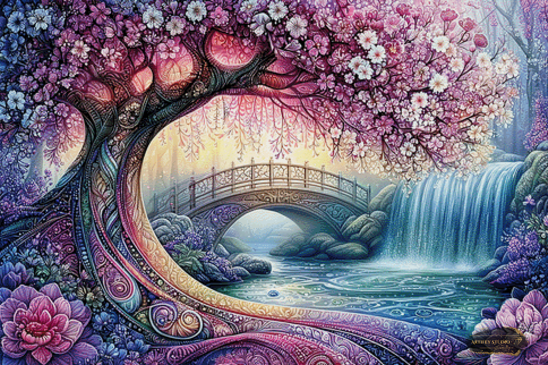 El Puente de los Sueños de Mirael 120x80 con 280 colores