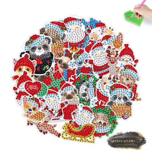 Weihnachtssticker (Aufkleber) Set