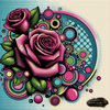 Geometry of Blossoms by MAD 80x80 with 240 colors