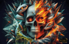 Elemental Dualism Gaye by MAD 110x70 mit 260 Farben