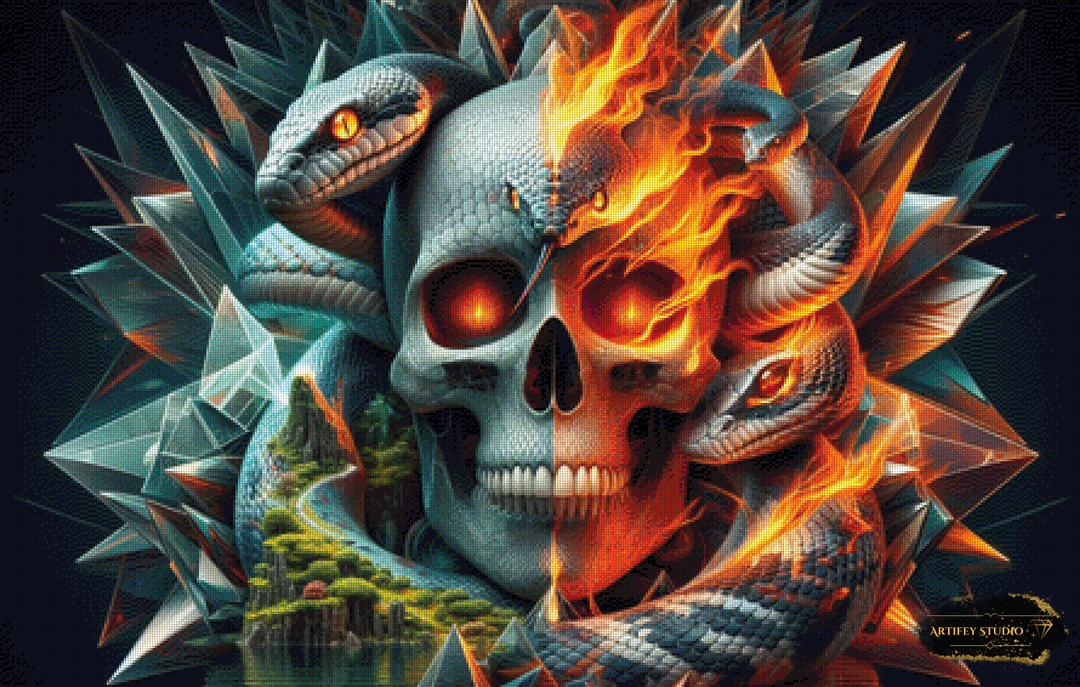 Elemental Dualism Gaye by MAD 110x70 mit 260 Farben
