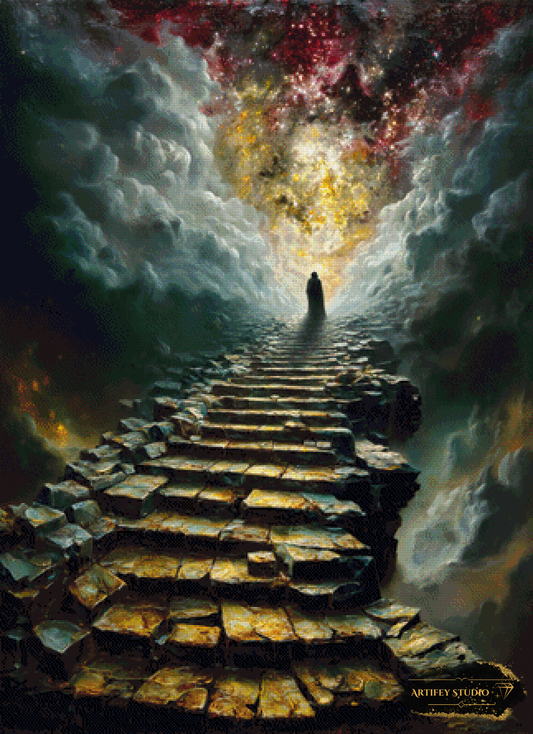 Stairs to heaven by Skyler 80x110 mit 200 Farben