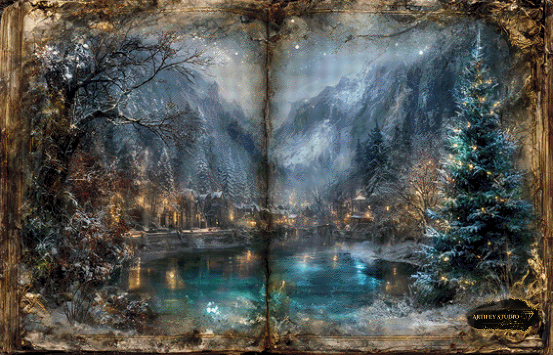 Winterbook II by Morrigan 140x90 mit 200 Farben - Artifey Studio