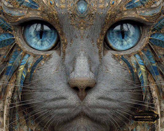 Blue by Morrigan 100x80 with 160 colors