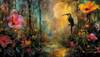 Oahu-Akialoa by Morrigan 140x80 mit 300 Farben - Artifey Studio