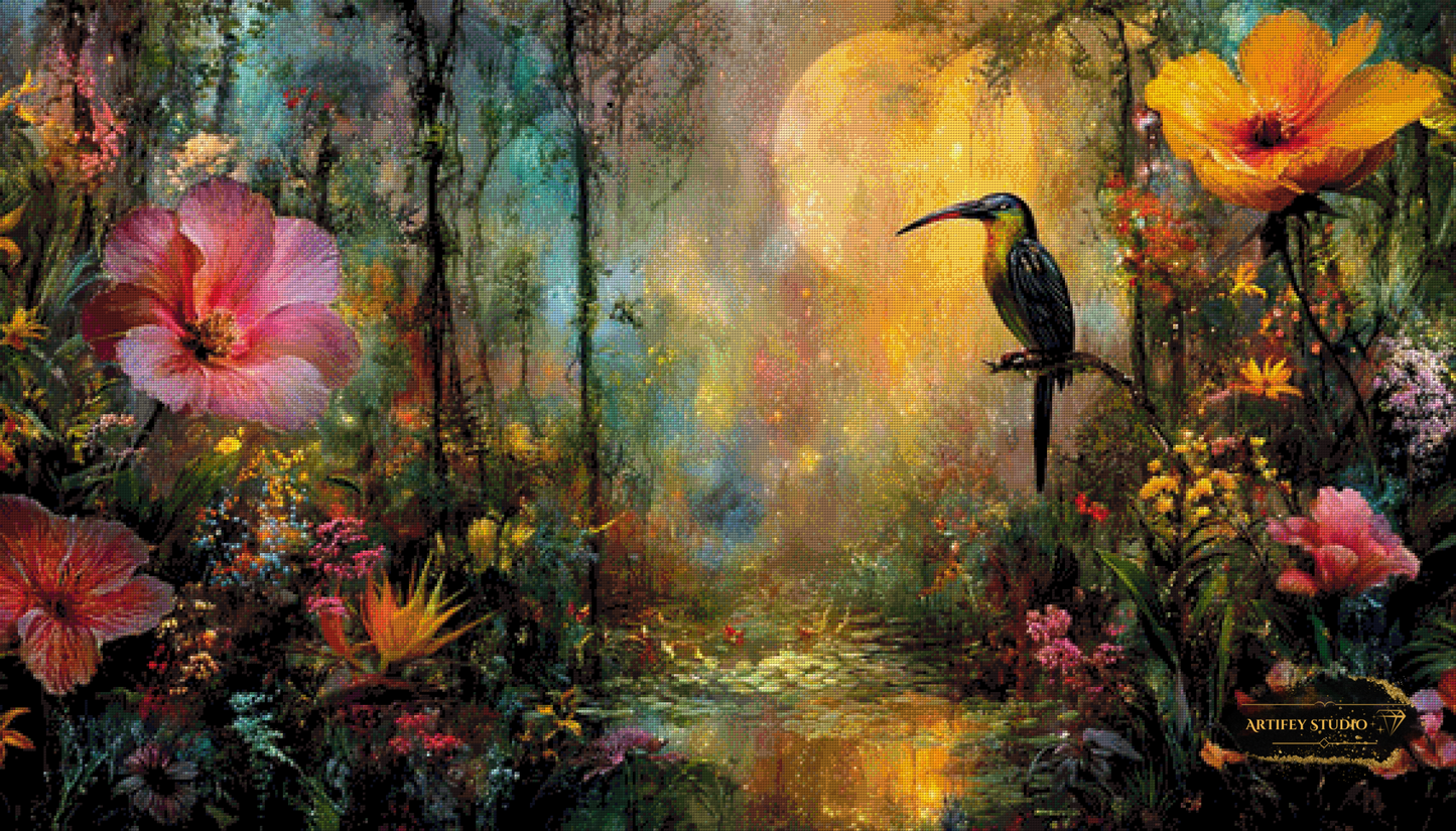 Oahu-Akialoa by Morrigan 140x80 with 300 colors