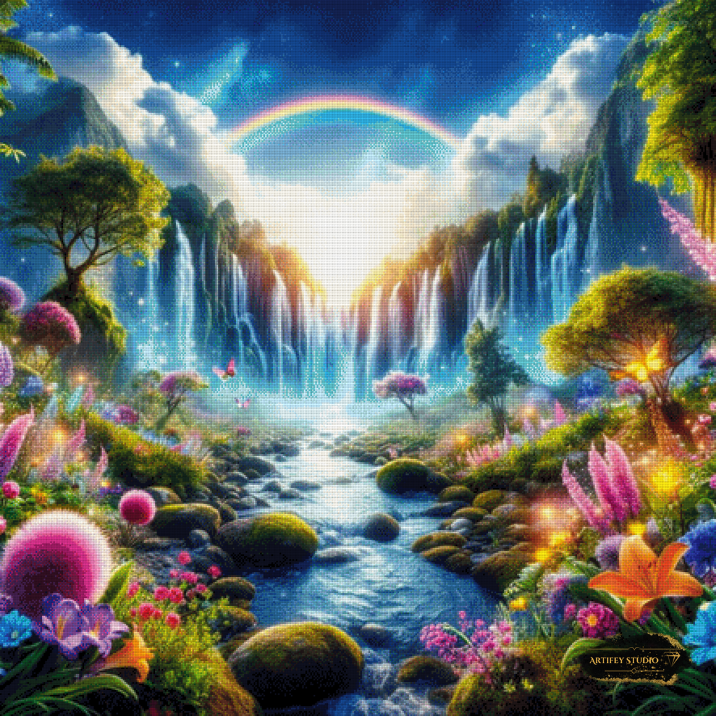 Paradise by Morrigan 110x110 mit 390 Farben - Artifey Studio