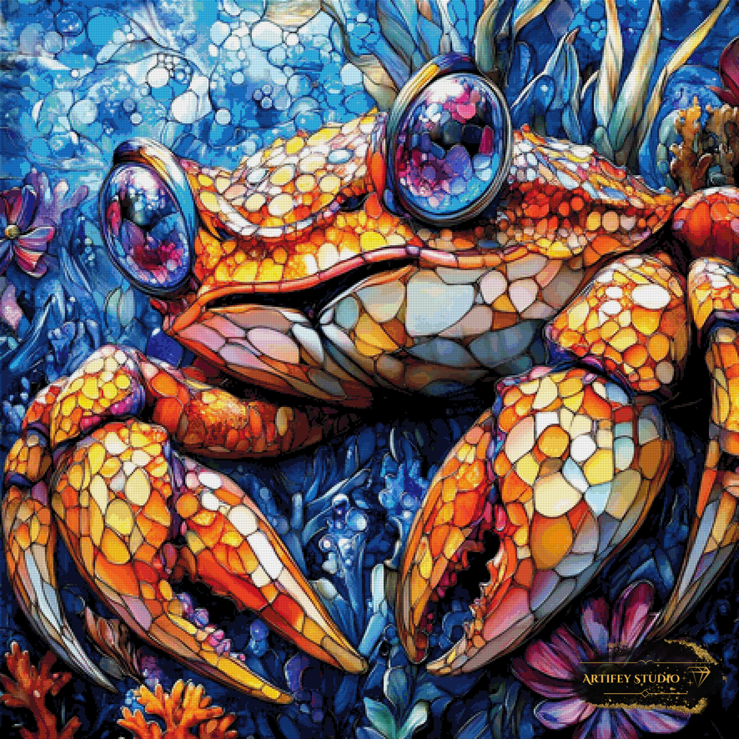 Krabby by Artifey 110x110 mit 375 Farben - Artifey Studio