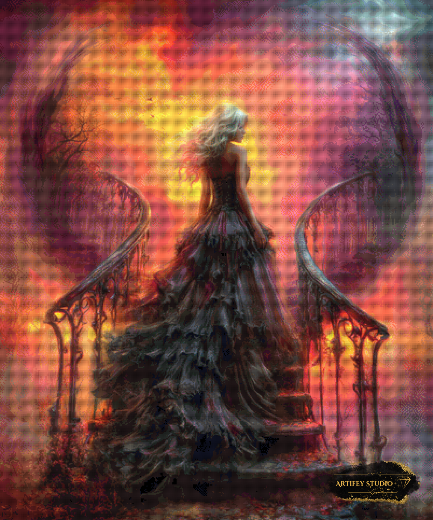 Two ways by Artifey 100x120 with 200 colors