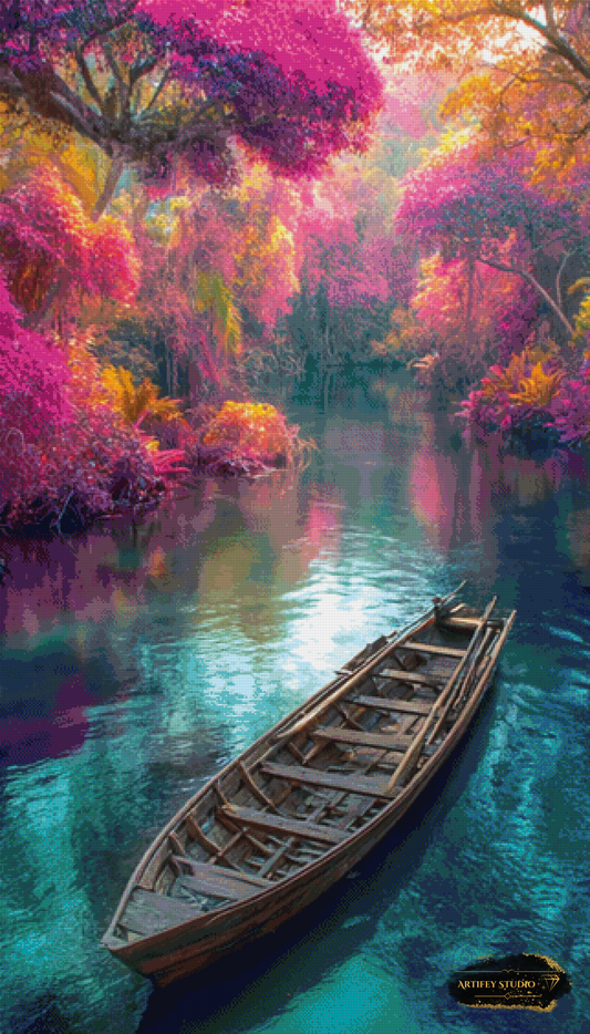 Lonely boot by Artifey 80x140 with 310 colors