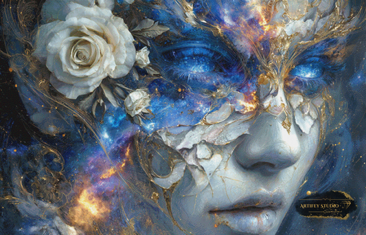 Galaxy Mind by Artifey 140x90 mit 220 Farben