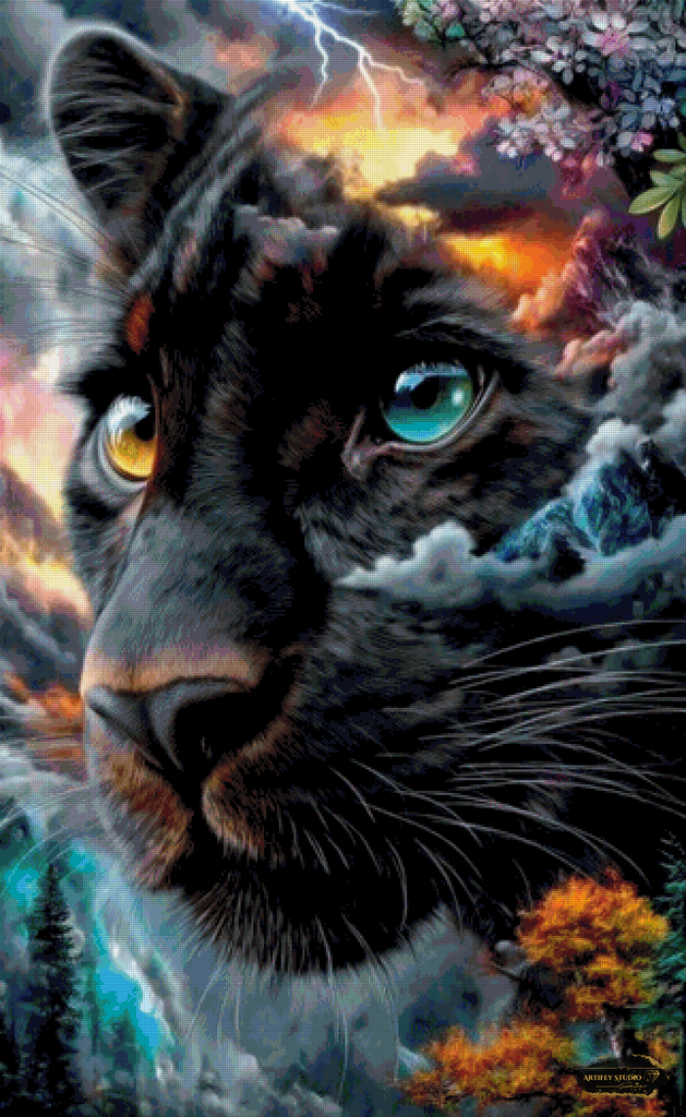 Call of the Wild by Artifey 80x130 mit 300 Farben - Artifey Studio