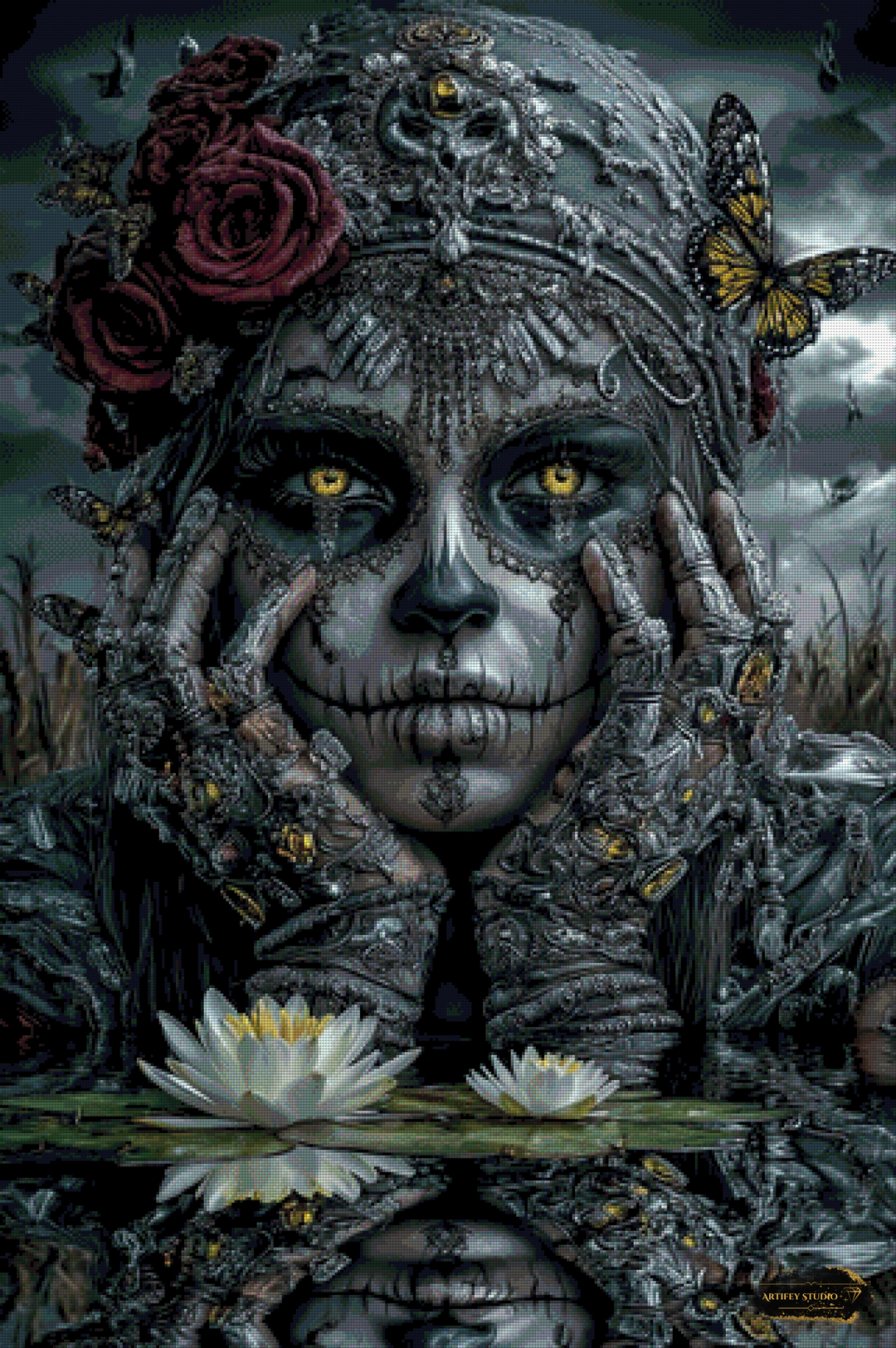 Queen of the Drowned by Artifey 80x120 mit 110 Farben - Artifey Studio