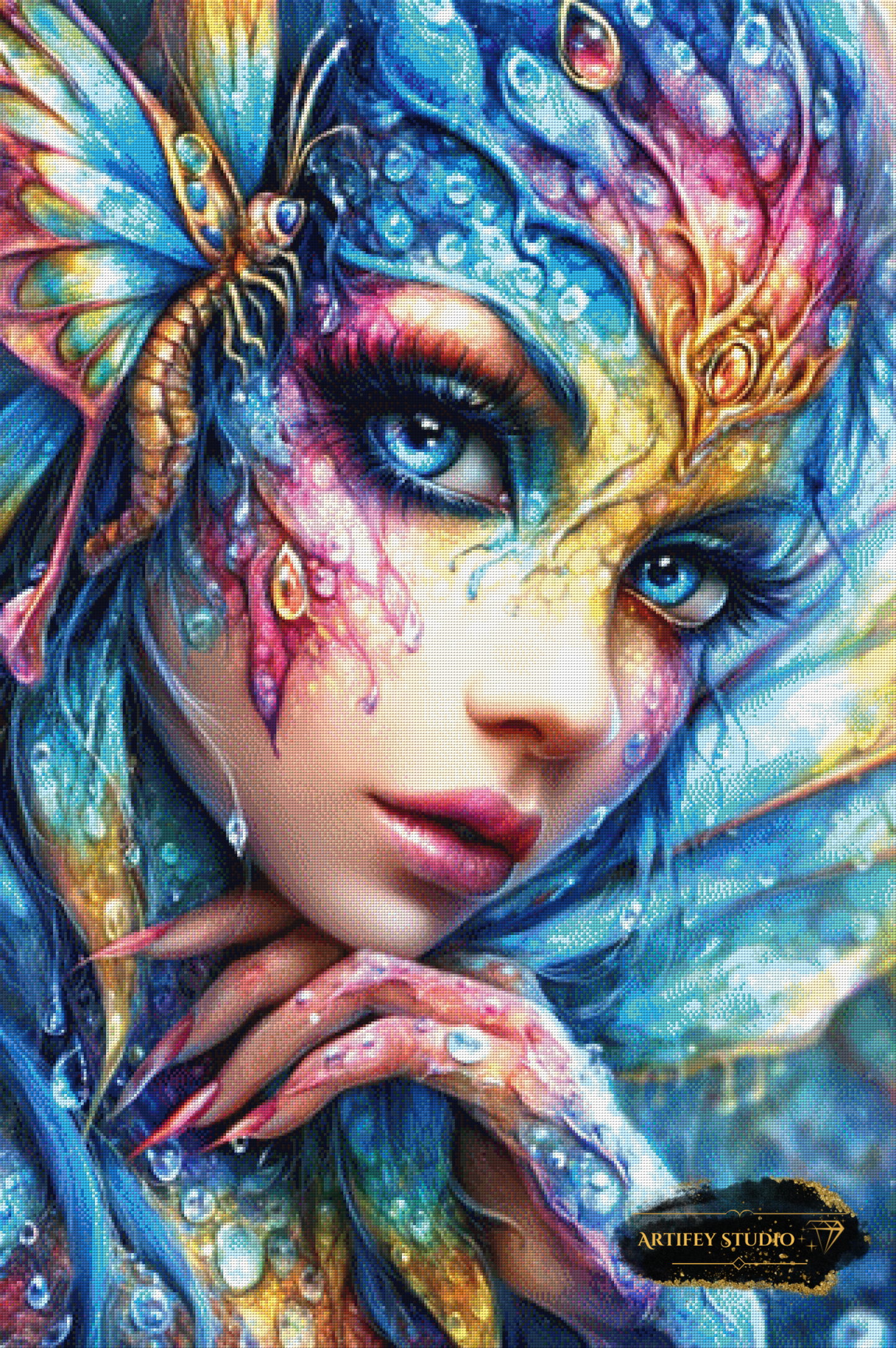 Butterfly Oracle by Artifey 80x120 with 370 colors