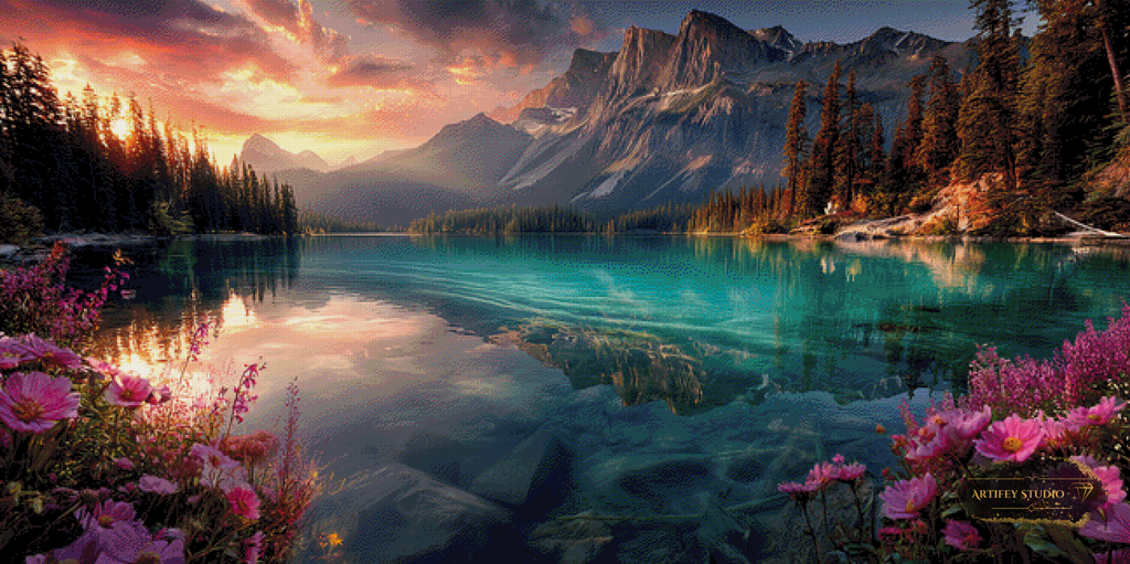 Natures vibes by Artifey 160x80 mit 300 Farben - Artifey Studio