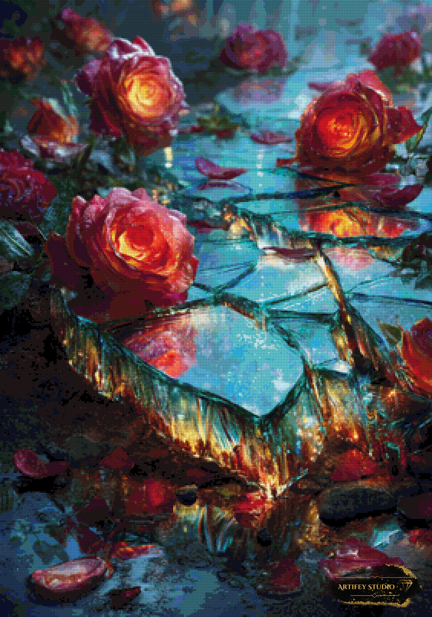 The Fracture by Mirael 70x100 with 350 colors