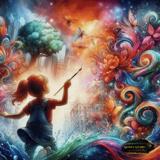 Paint my World by Artifey 110x110 with 350 colors