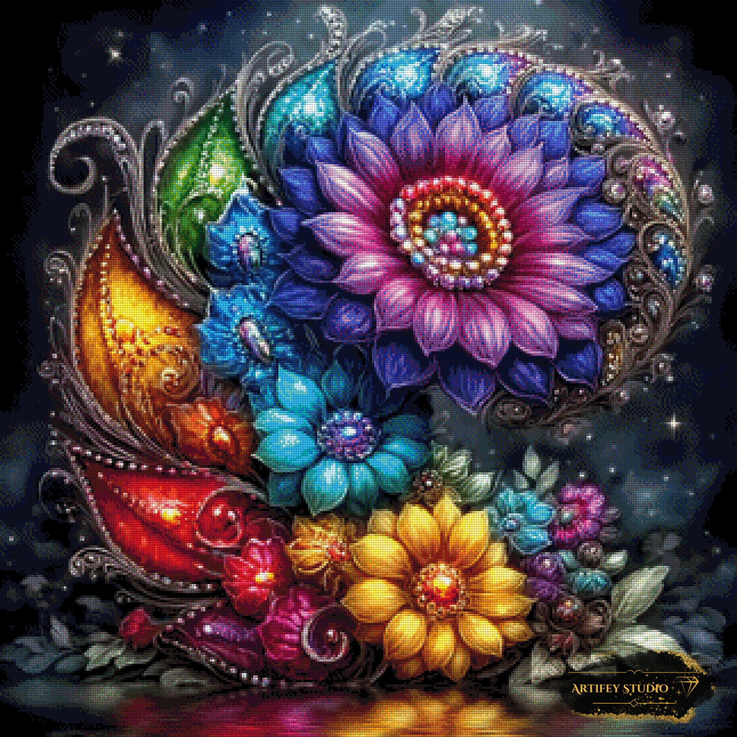 Flower of Life by Mirael 80x80 with 320 colors