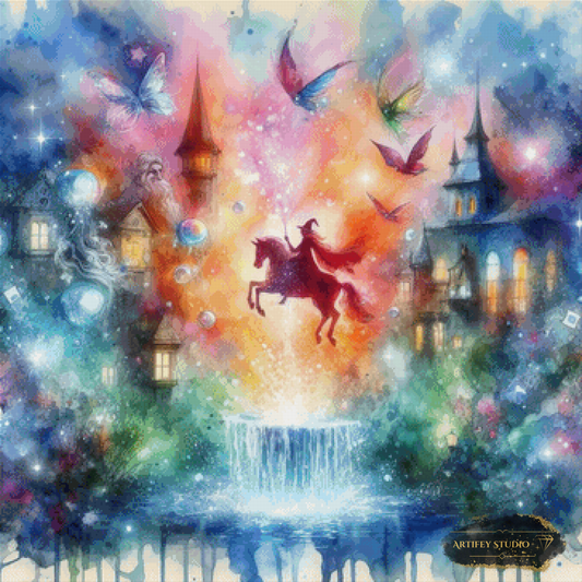 The spellbound Skyline by Artifey 90x90 with 330 colors