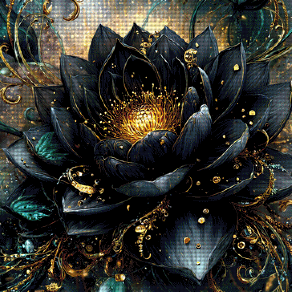 Lotus der Nacht by Artifey 90x90-210 Artifey Studio
