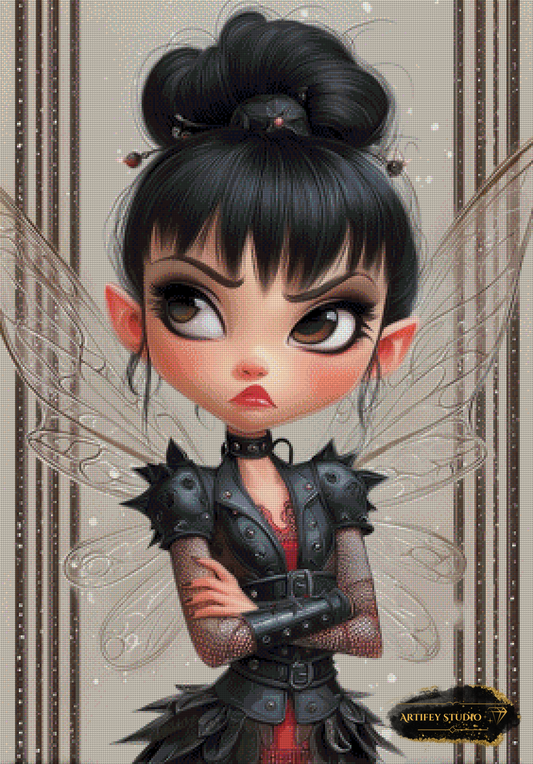 Mürrische Fee by Salzkatze 70x100 mit 120 Farben