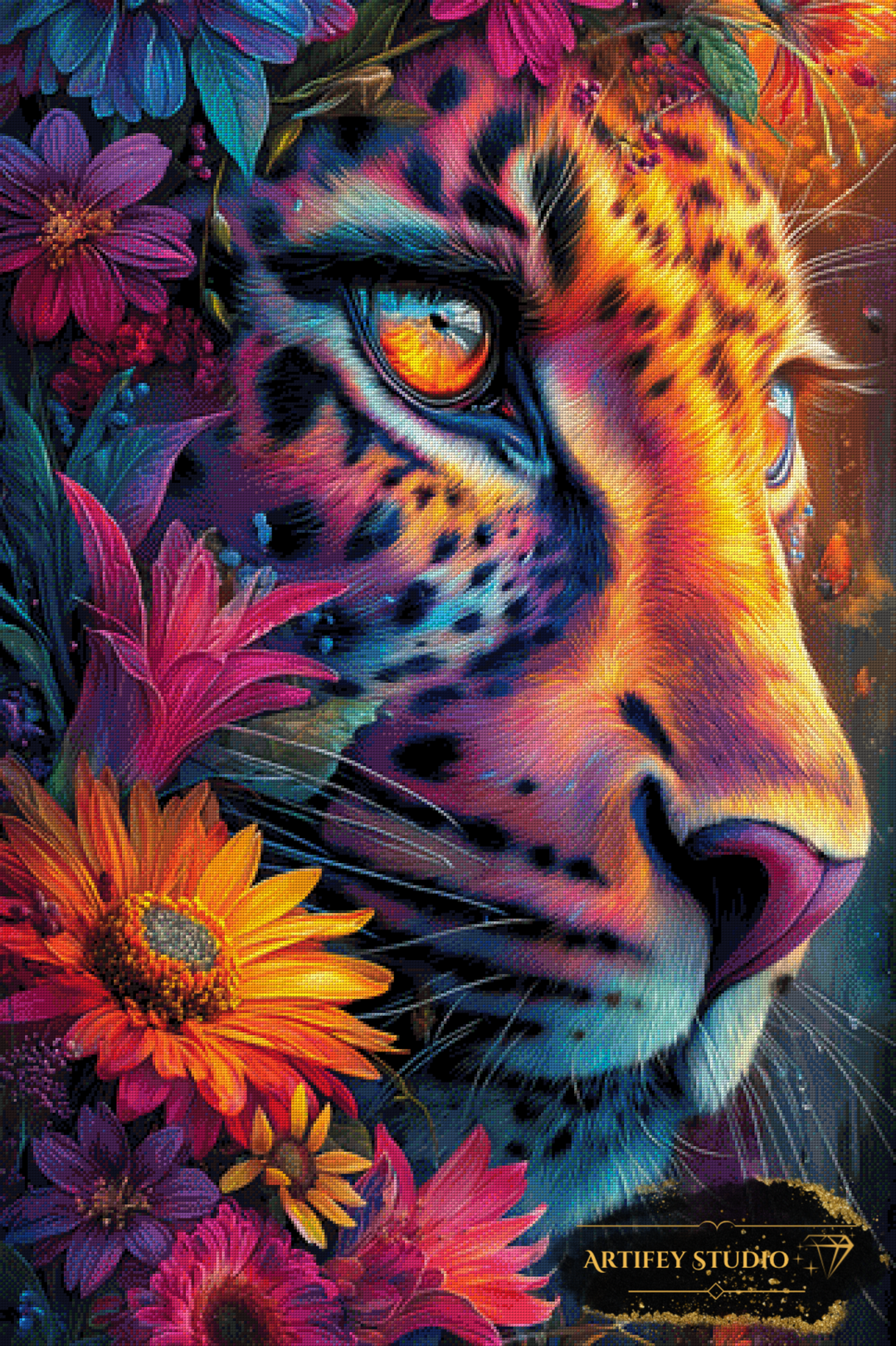 Whispers of the Wild by Artifey 80x120 mit 360 Farben - Artifey Studio