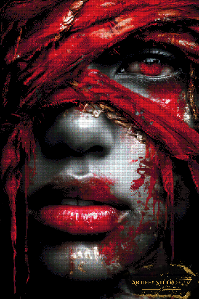 Bloody Mary by Mirael 80x120 mit 190 Farben - Artifey Studio