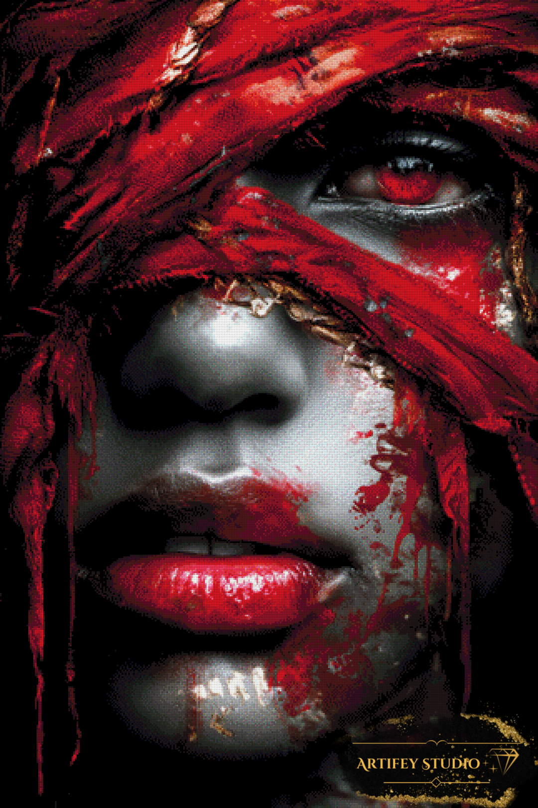 Bloody Mary by Mirael 80x120 mit 190 Farben - Artifey Studio