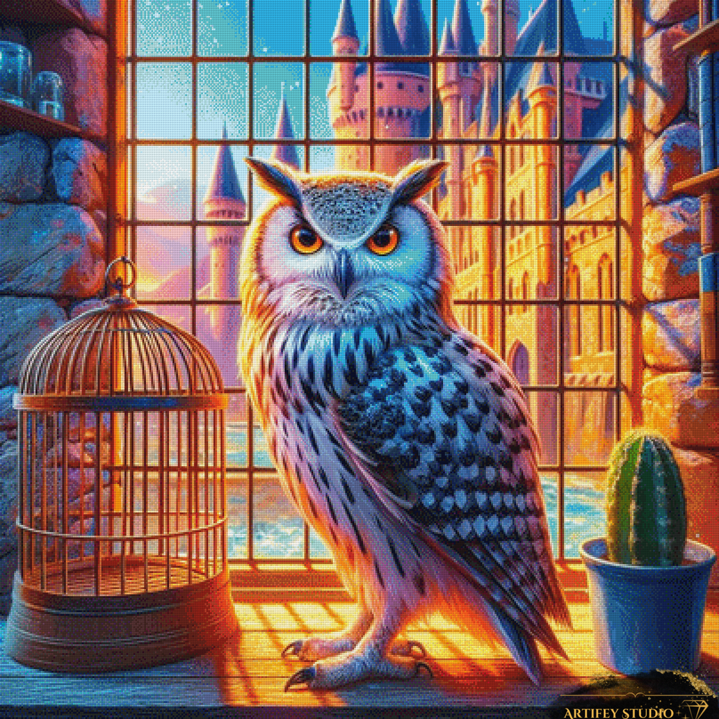 Twilight Messenger by Artifey 100x100 mit 330 Farben - Artifey Studio