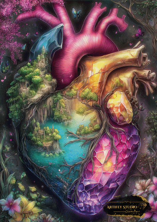 Prisma des Lebens by Salzkatze 85x120 mit 340 Farben