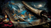 The vision of Silent Night by Morrigan 160x90 mit 210 Farben - Artifey Studio