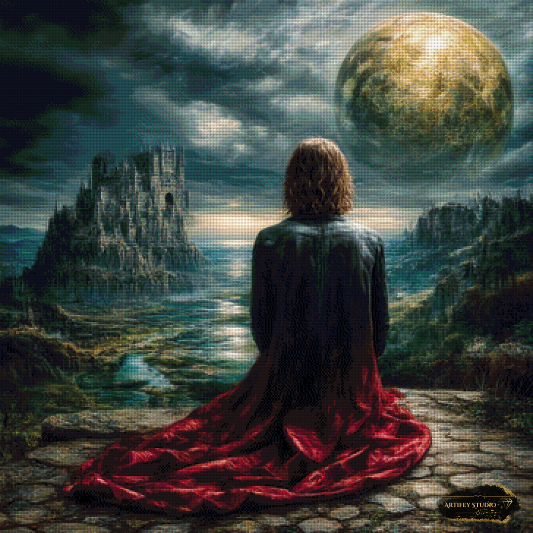 Night thoughts by Skyler 90x90 mit 180 Farben - Artifey Studio