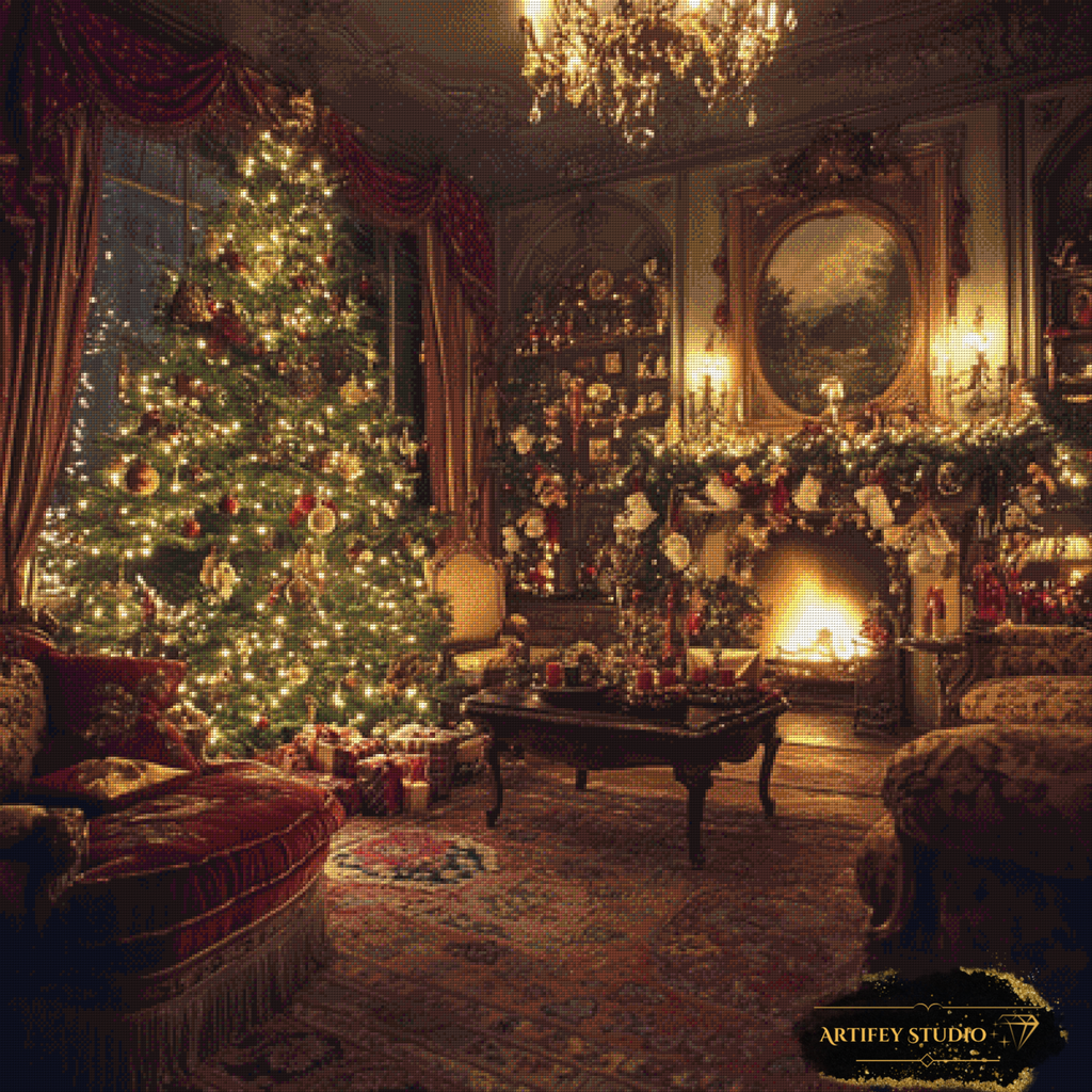 Christmas Magic by Morrigan 100x100 mit 120 Farben - Artifey Studio