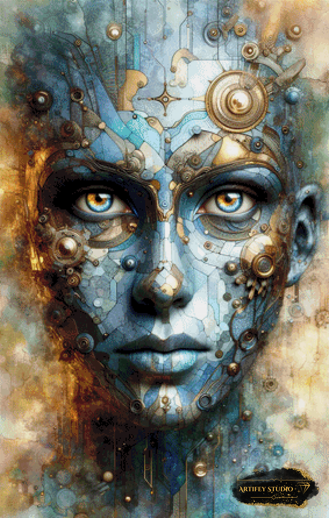 Clockwork Gaze Sentinel by MAD 70x110 mit 200 Farben
