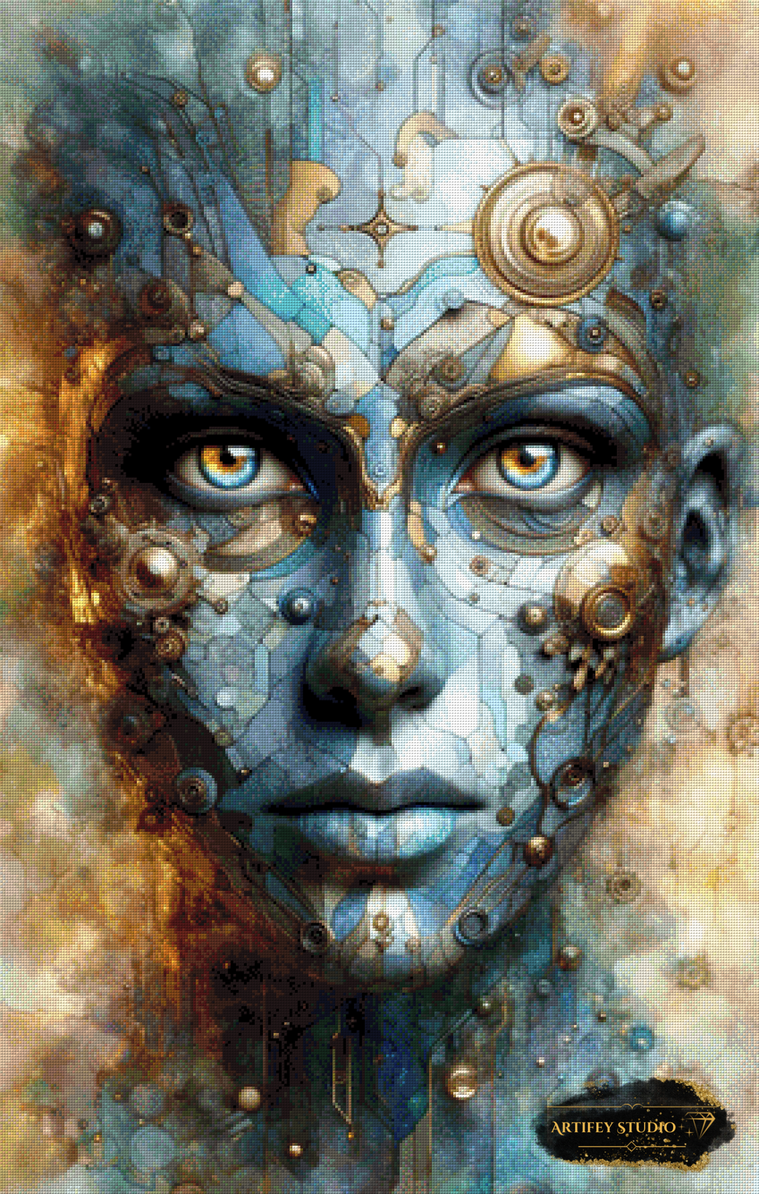 Clockwork Gaze Sentinel by MAD 70x110 mit 200 Farben