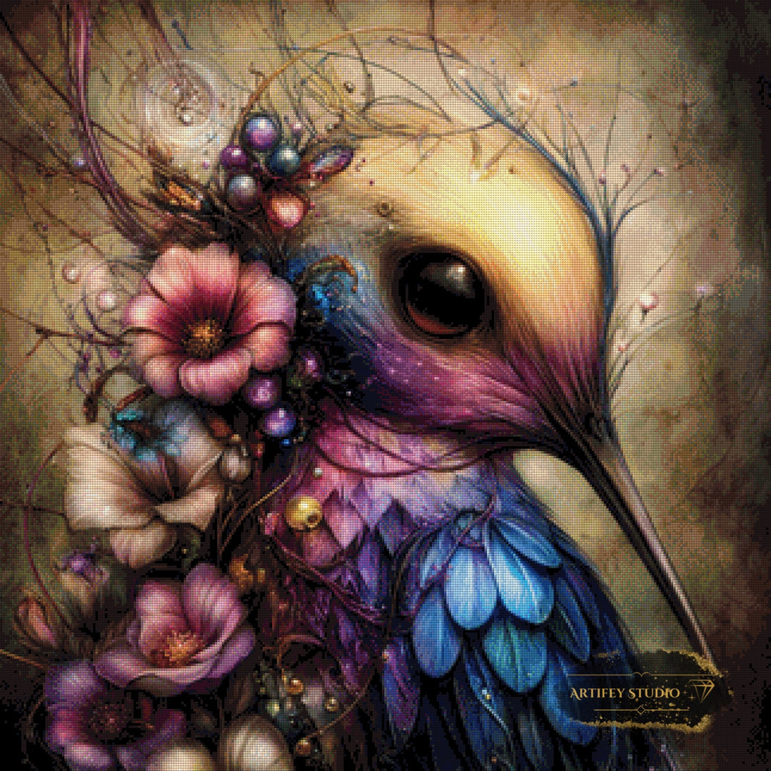 Humming Grace by Skyler 80x80 mit 210 Farben - Artifey Studio