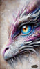 The Luminous Dragon Eye by MAD 70x120 mit 200 Farben Artifey Studio
