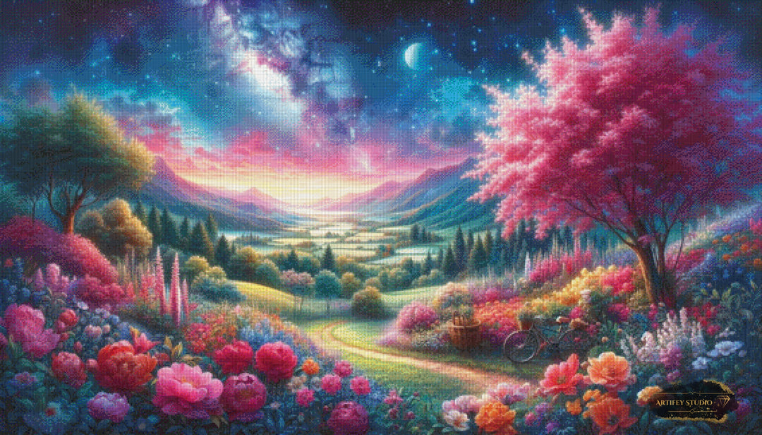 Kosmische Wise by Artifey 140x80 mit 340 Farben - Artifey Studio