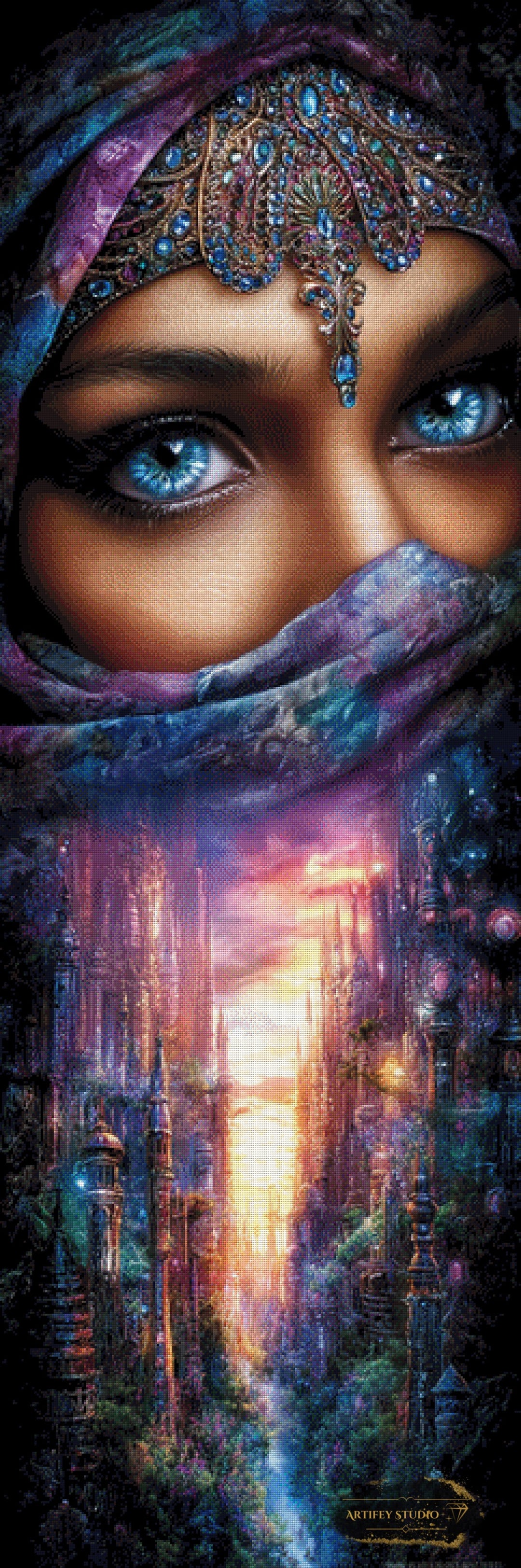 Samira by Morrigan 60x180 mit 260 Farben - Artifey Studio