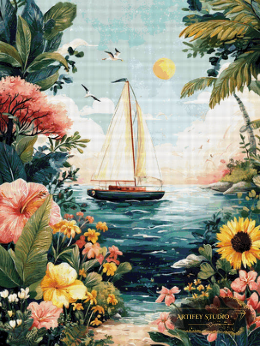 Wellenreiter by Salzkatze 75x100 mit 260 Farben