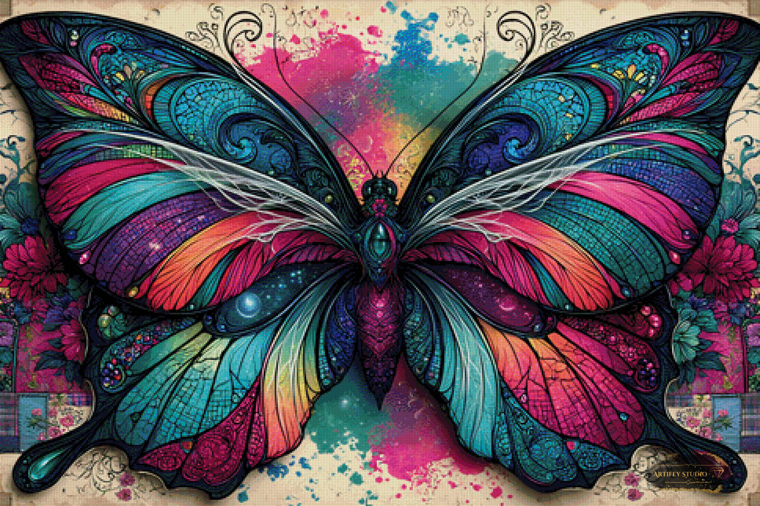 Wing Poetry by Lexxa 120x80 with 340 colors