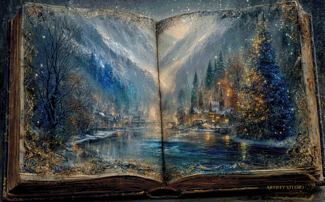 Winterbook by Morrigan 160x100 mit 200 Farben - Artifey Studio